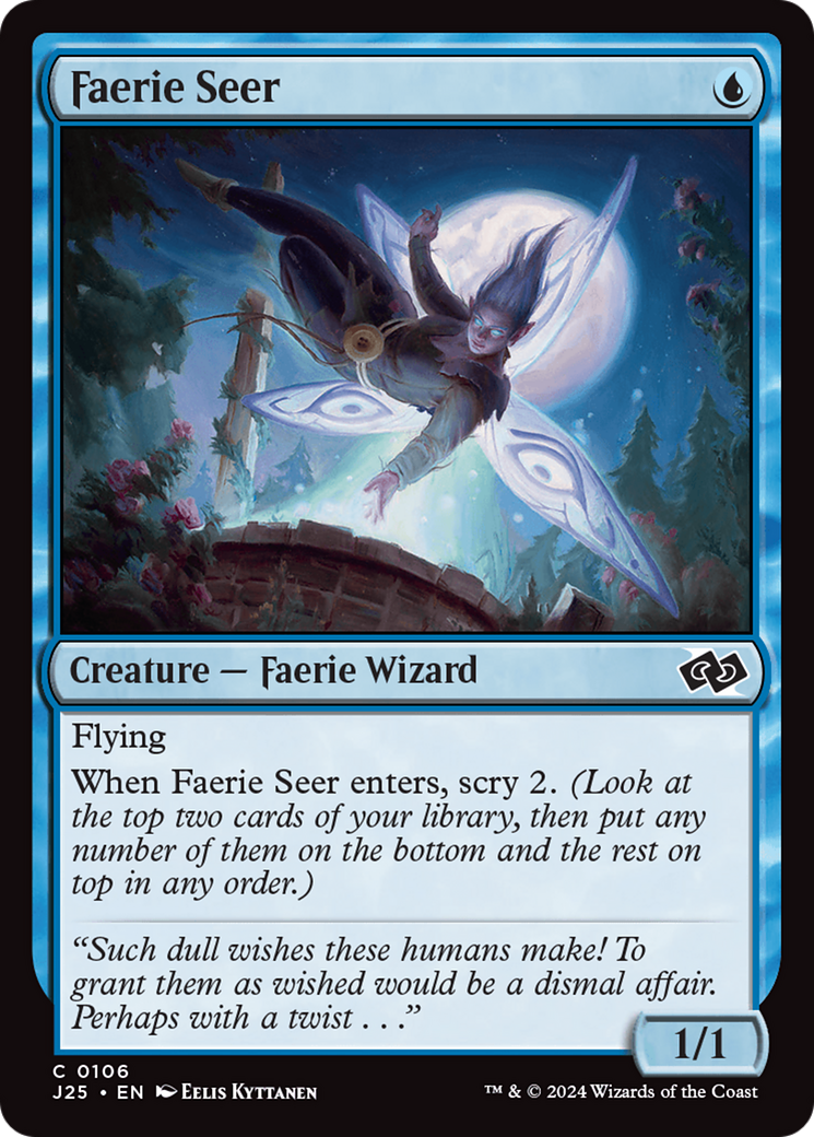 Faerie Seer [Foundations Jumpstart] | Card Citadel