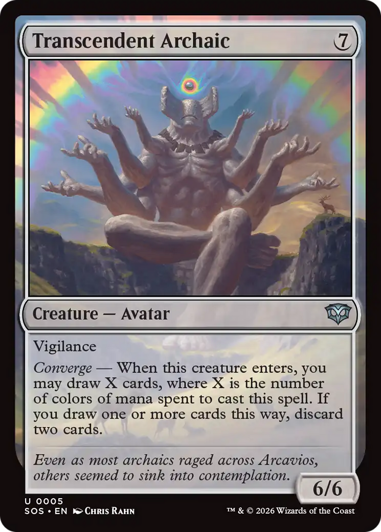 Transcendent Archaic [Secrets of Strixhaven] | Card Citadel