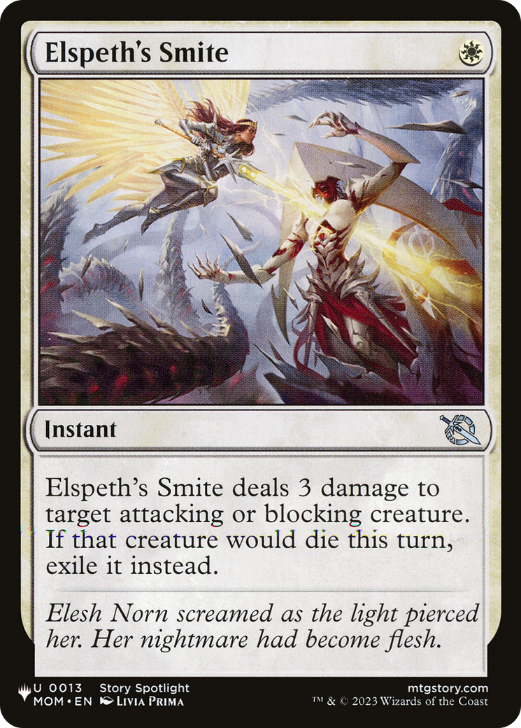 Elspeth's Smite [The List Reprints] | Card Citadel