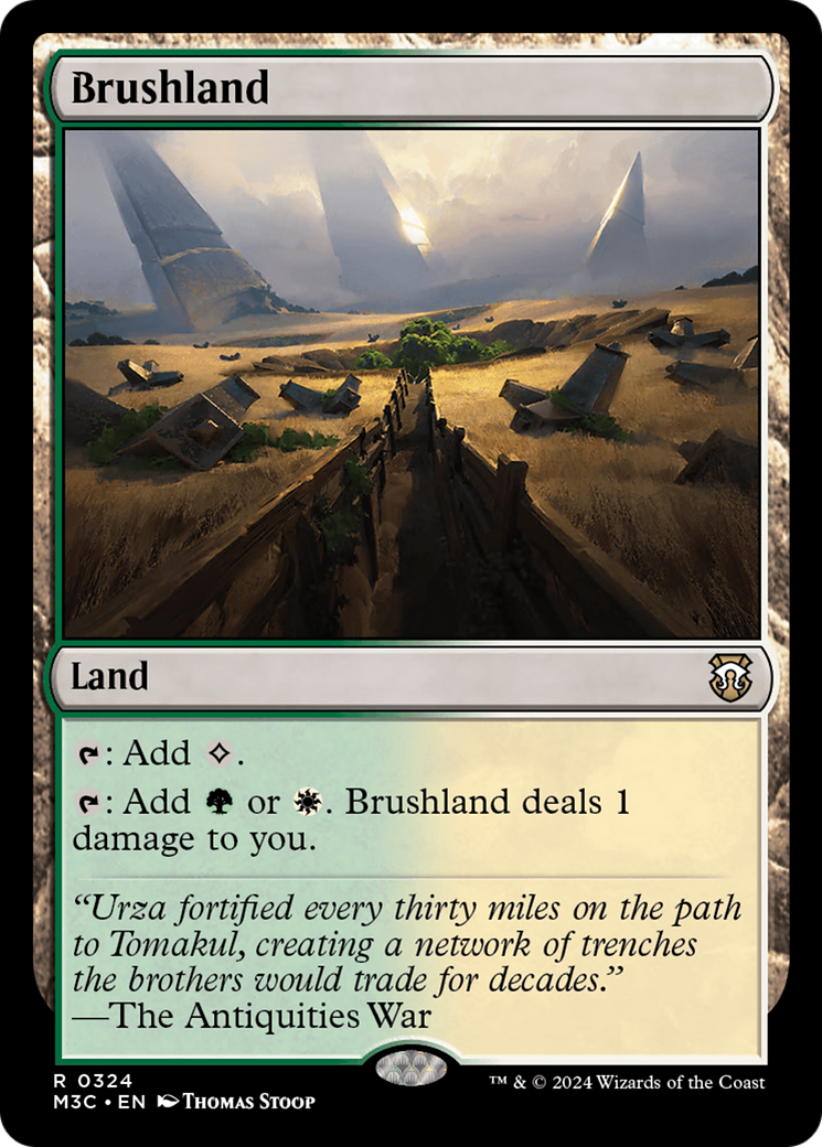 Brushland (Ripple Foil) [Modern Horizons 3 Commander] | Card Citadel