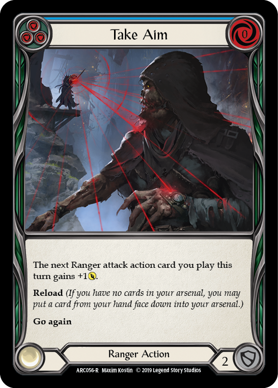 Take Aim (Blue) [ARC056-R] (Arcane Rising)  1st Edition Normal | Card Citadel