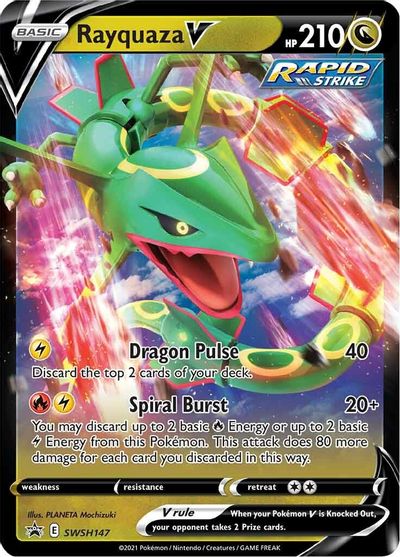 Rayquaza V (SWSH147) [Sword & Shield: Black Star Promos] | Card Citadel