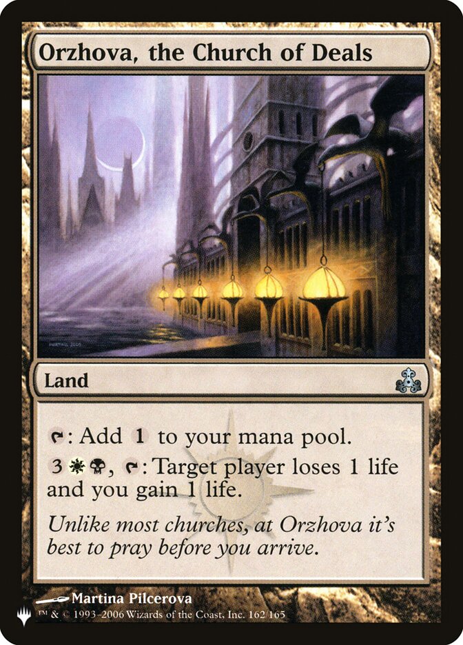 Orzhova, the Church of Deals [The List] | Card Citadel