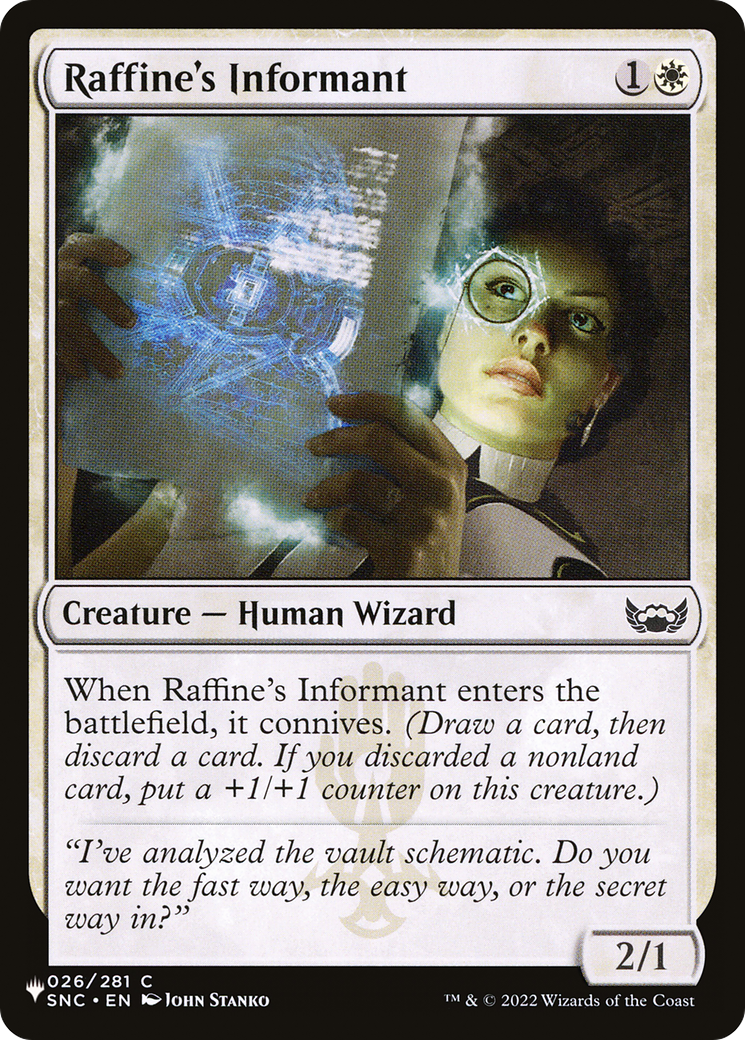 Raffine's Informant [The List Reprints] | Card Citadel