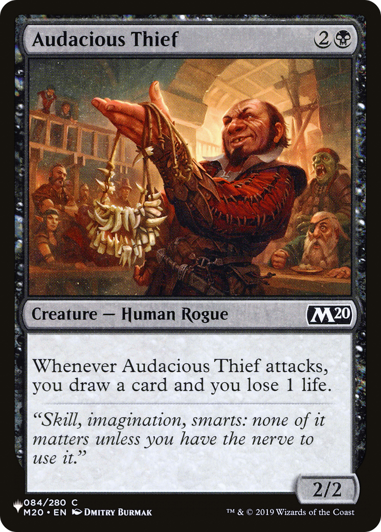 Audacious Thief [The List Reprints] | Card Citadel