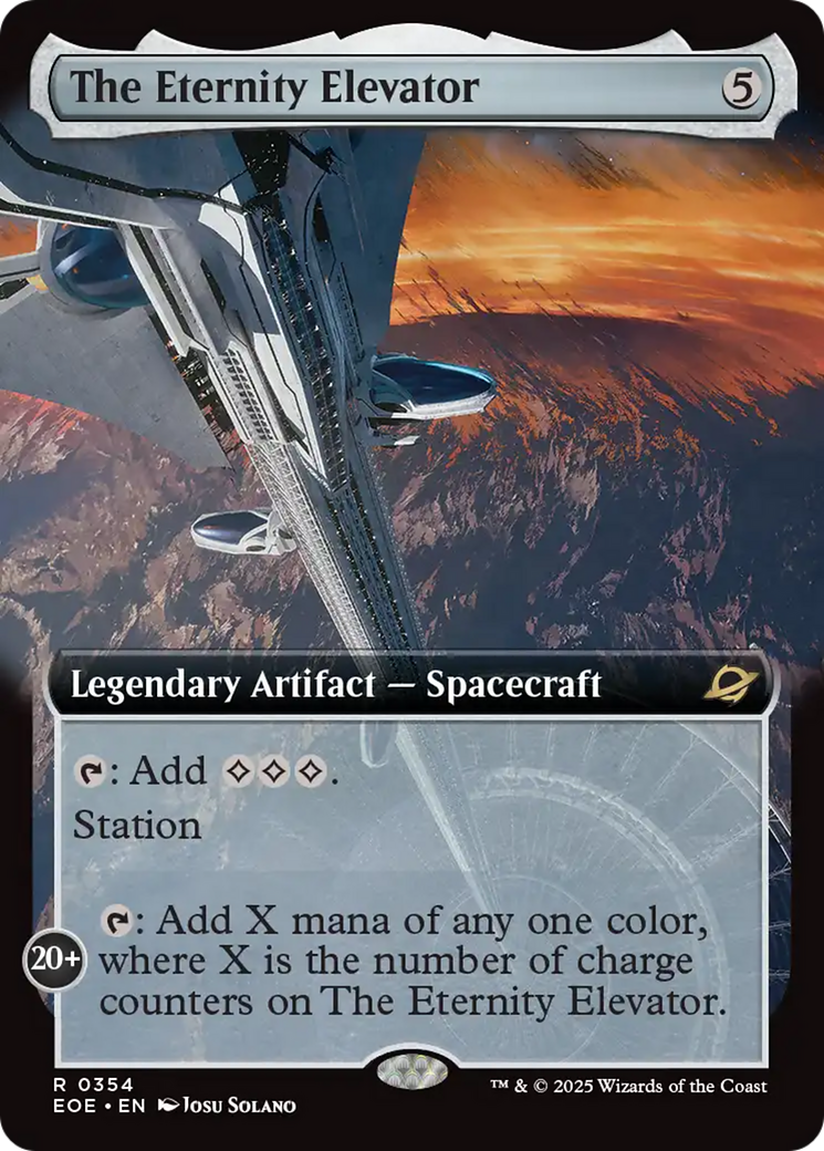 The Eternity Elevator (Extended Art) [Edge of Eternities] | Card Citadel
