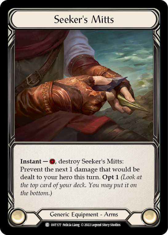 Seeker's Mitts [OUT177] (Outsiders) | Card Citadel