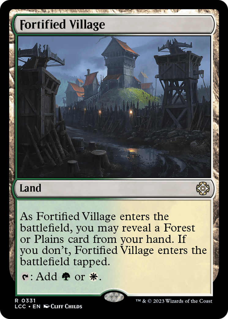 Fortified Village [The Lost Caverns of Ixalan Commander] | Card Citadel