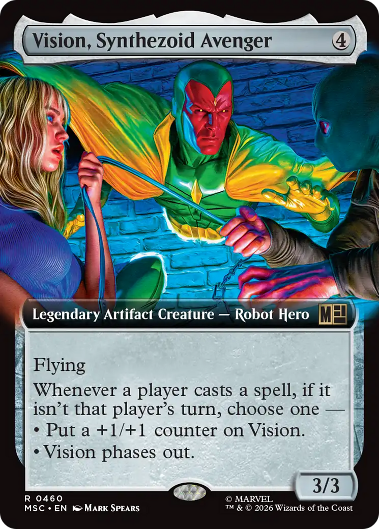 Vision, Synthezoid Avenger (Extended Art) [Marvel Super Heroes Commander] | Card Citadel