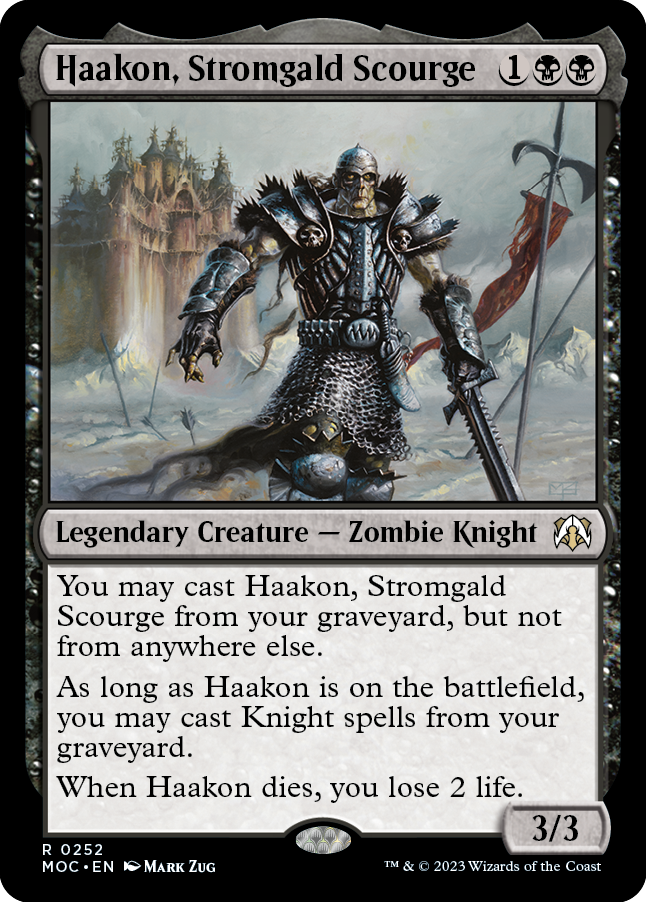 Haakon, Stromgald Scourge [March of the Machine Commander] | Card Citadel