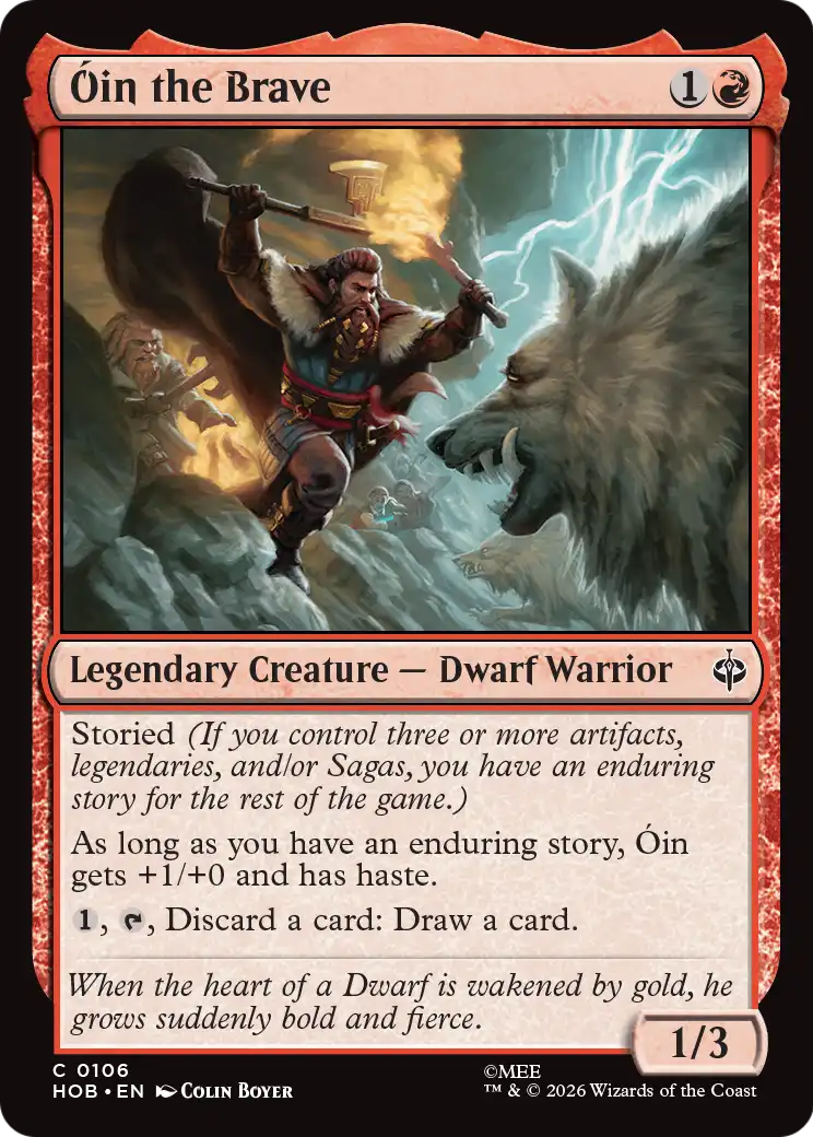 Oin the Brave [The Hobbit] | Card Citadel