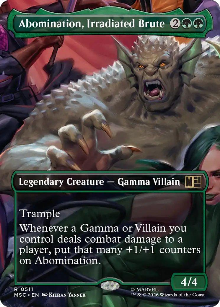 Abomination, Irradiated Brute (Borderless) [Marvel Super Heroes Commander] | Card Citadel