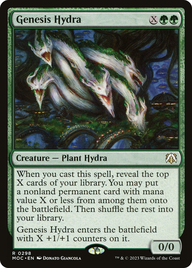 Genesis Hydra [March of the Machine Commander] | Card Citadel