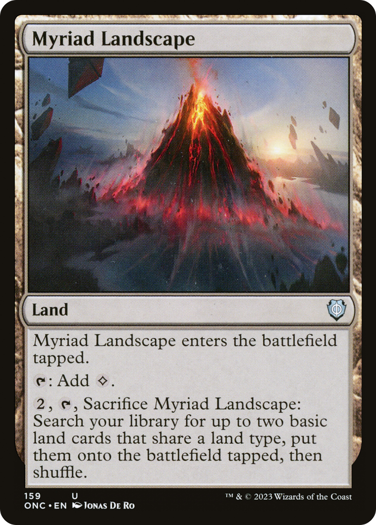 Myriad Landscape [Phyrexia: All Will Be One Commander] | Card Citadel