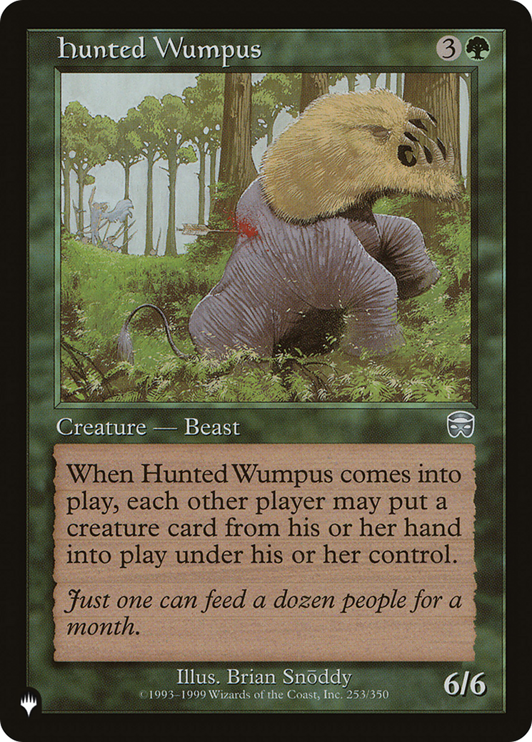 Hunted Wumpus [The List Reprints] | Card Citadel