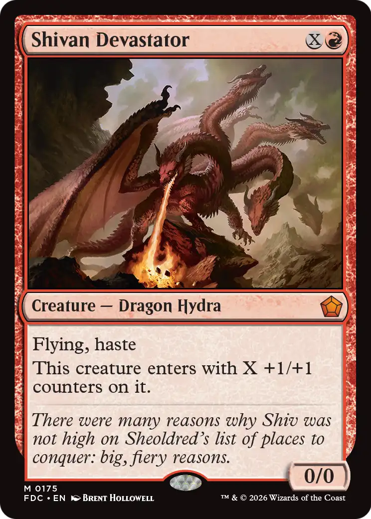 Shivan Devastator [Foundations Commander] | Card Citadel