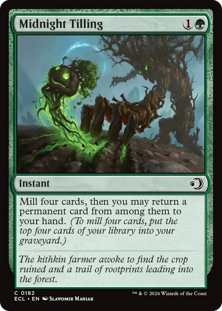 Midnight Tilling [Lorwyn Eclipsed] | Card Citadel