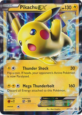 Pikachu EX (XY174) (Jumbo Card) [XY: Black Star Promos] | Card Citadel