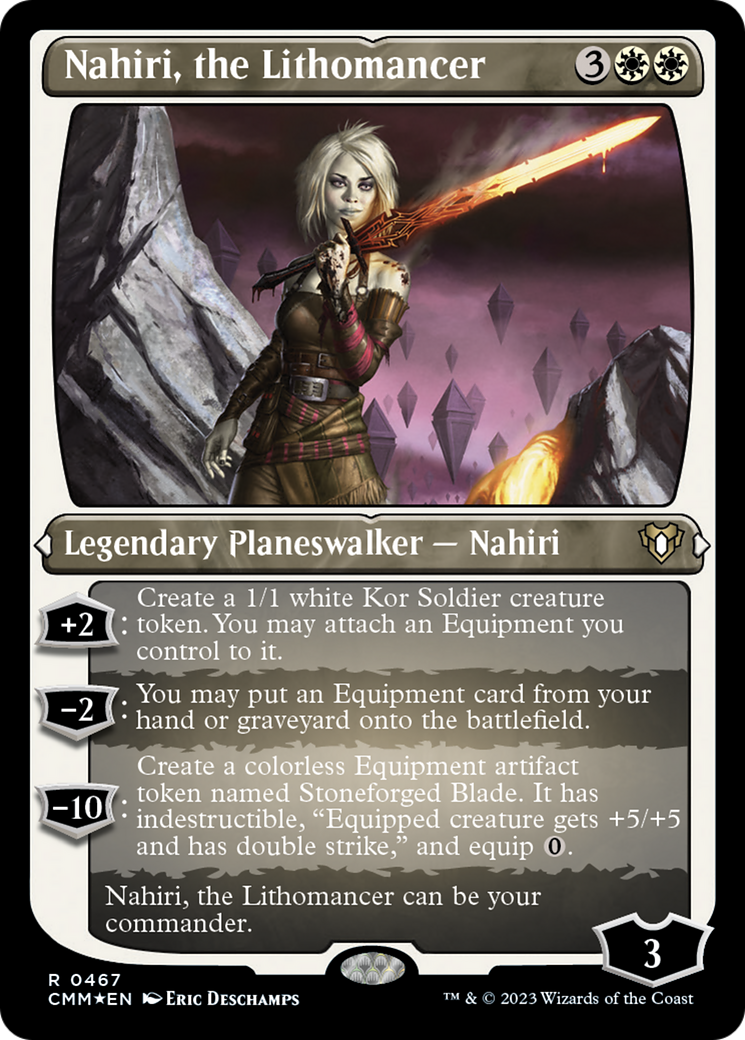 Nahiri, the Lithomancer (Foil Etched) [Commander Masters] | Card Citadel