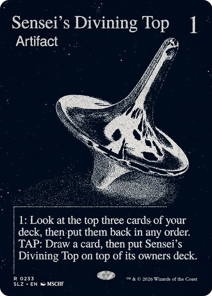 Sensei's Divining Top (0233) [Secret Lair x MSCHF: The Zeta Set] | Card Citadel