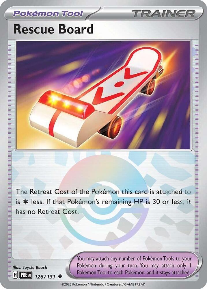 Rescue Board (126/131) (Poke Ball Pattern) [Scarlet & Violet: Prismatic Evolutions] | Card Citadel