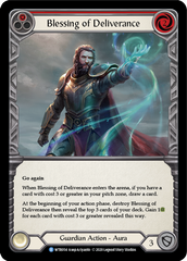 Blessing of Deliverance (Red) [U-WTR054] (Welcome to Rathe Unlimited)  Unlimited Rainbow Foil | Card Citadel