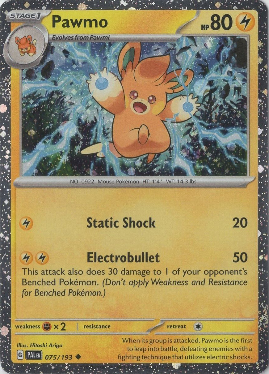 Pawmo (075/193) (Cosmos Foil) [Scarlet & Violet: Paldea Evolved] | Card Citadel