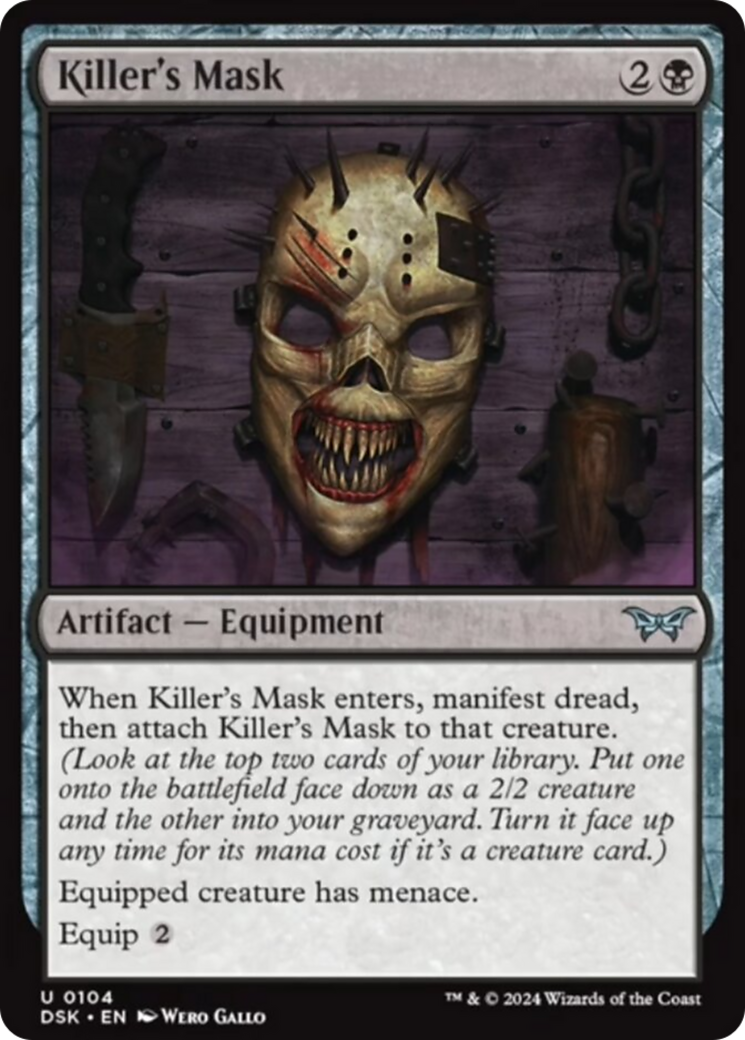 Killer's Mask [Duskmourn: House of Horror] | Card Citadel