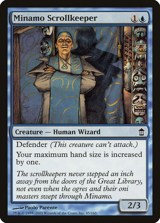 Minamo Scrollkeeper [Saviors of Kamigawa] | Card Citadel