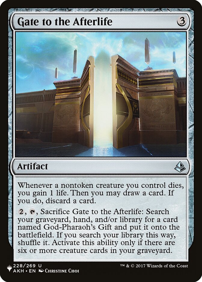 Gate to the Afterlife [The List] | Card Citadel