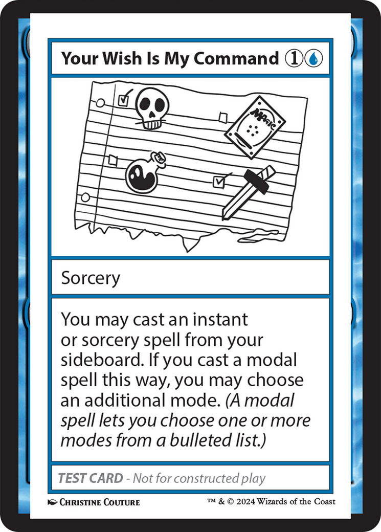 Your Wish Is My Command [Mystery Booster 2 Playtest Cards] | Card Citadel