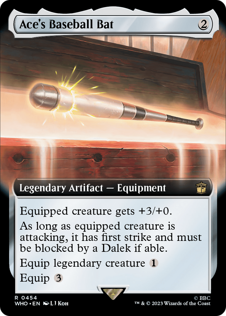 Ace's Baseball Bat (Extended Art) [Doctor Who] | Card Citadel