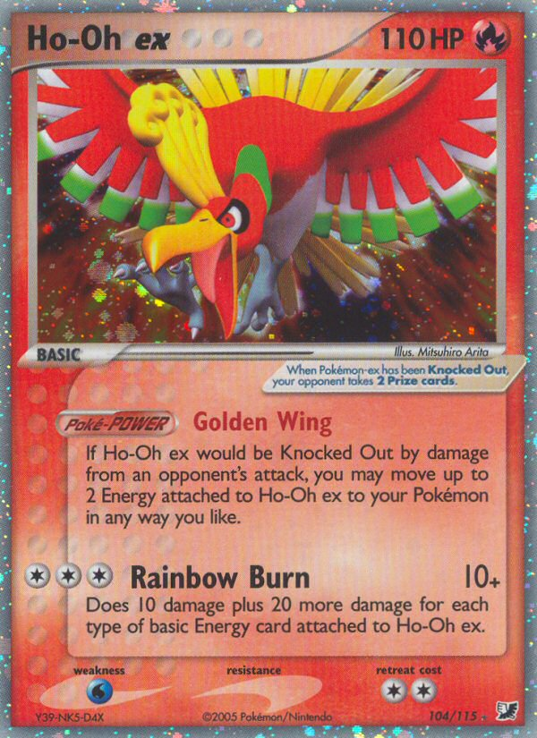 Ho-Oh ex (104/115) [EX: Unseen Forces] | Card Citadel