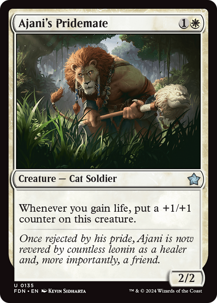 Ajani's Pridemate [Foundations] | Card Citadel