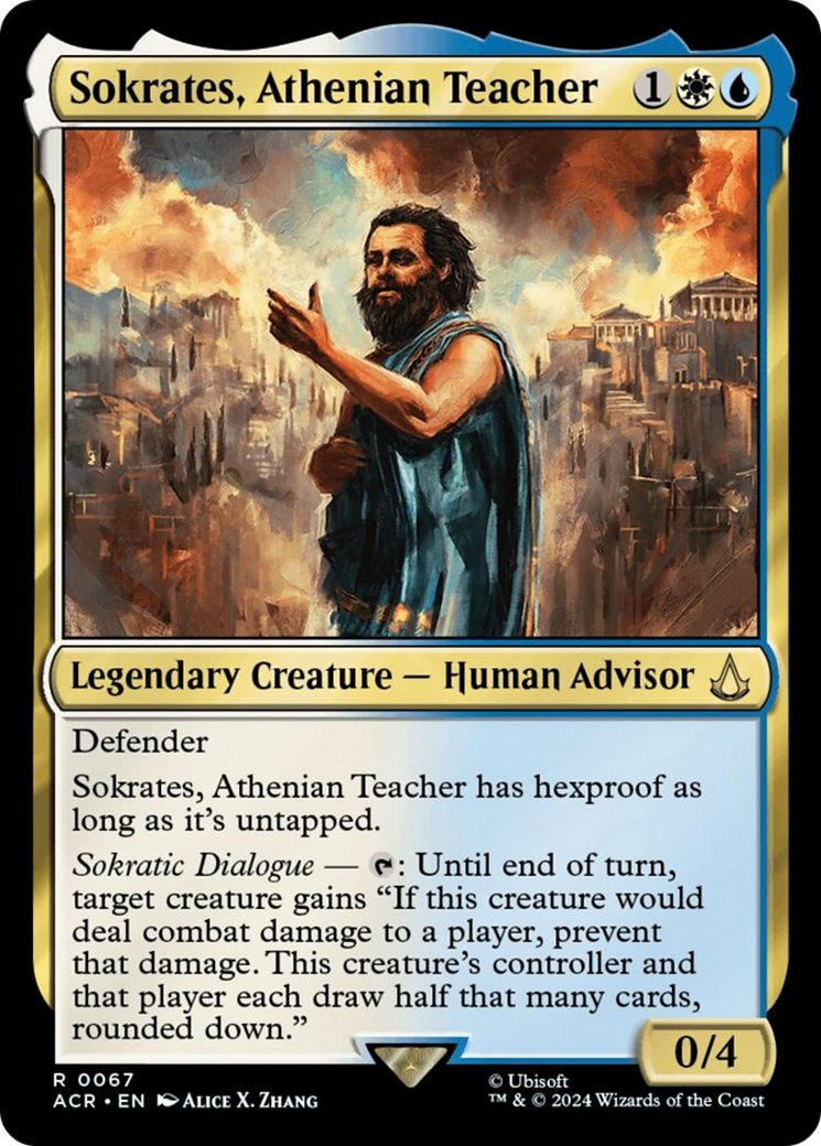 Sokrates, Athenian Teacher [Assassin's Creed] | Card Citadel