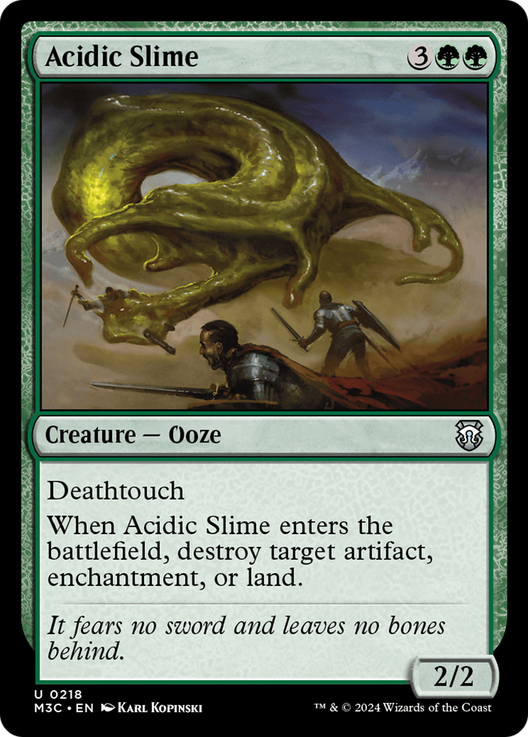 Acidic Slime (Ripple Foil) [Modern Horizons 3 Commander] | Card Citadel