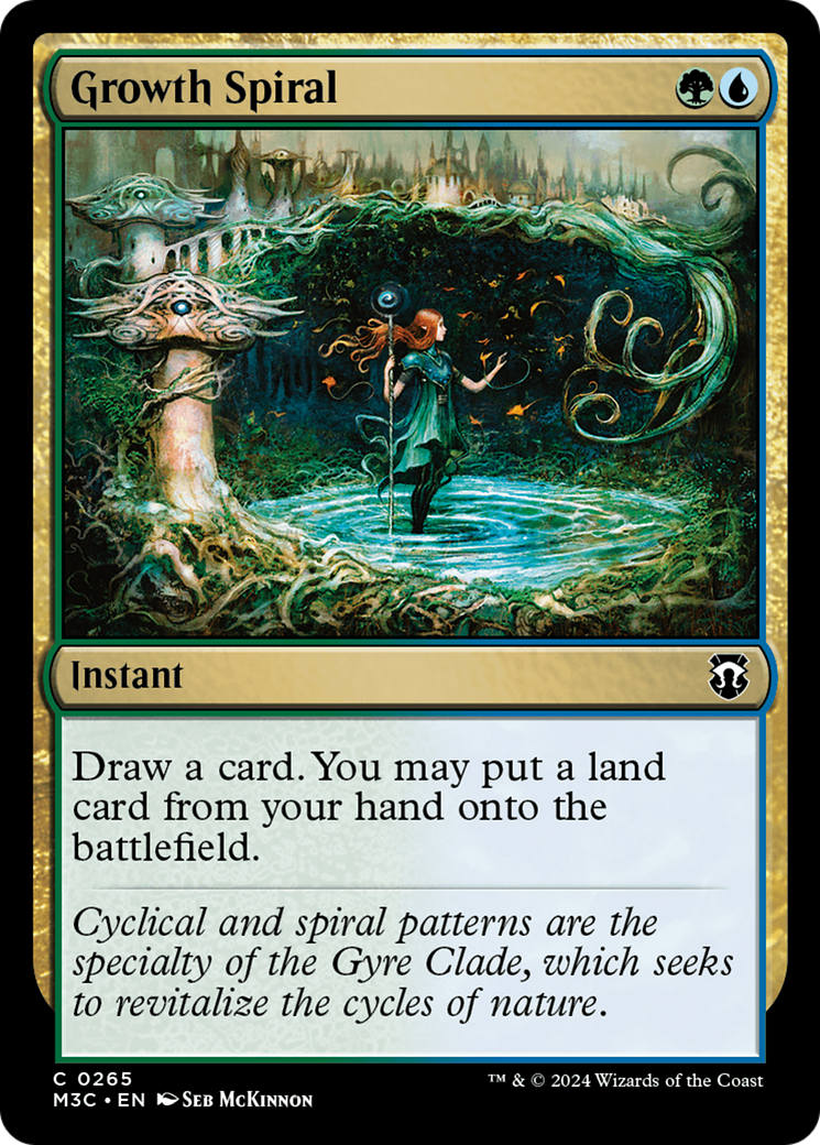 Growth Spiral (Ripple Foil) [Modern Horizons 3 Commander] | Card Citadel