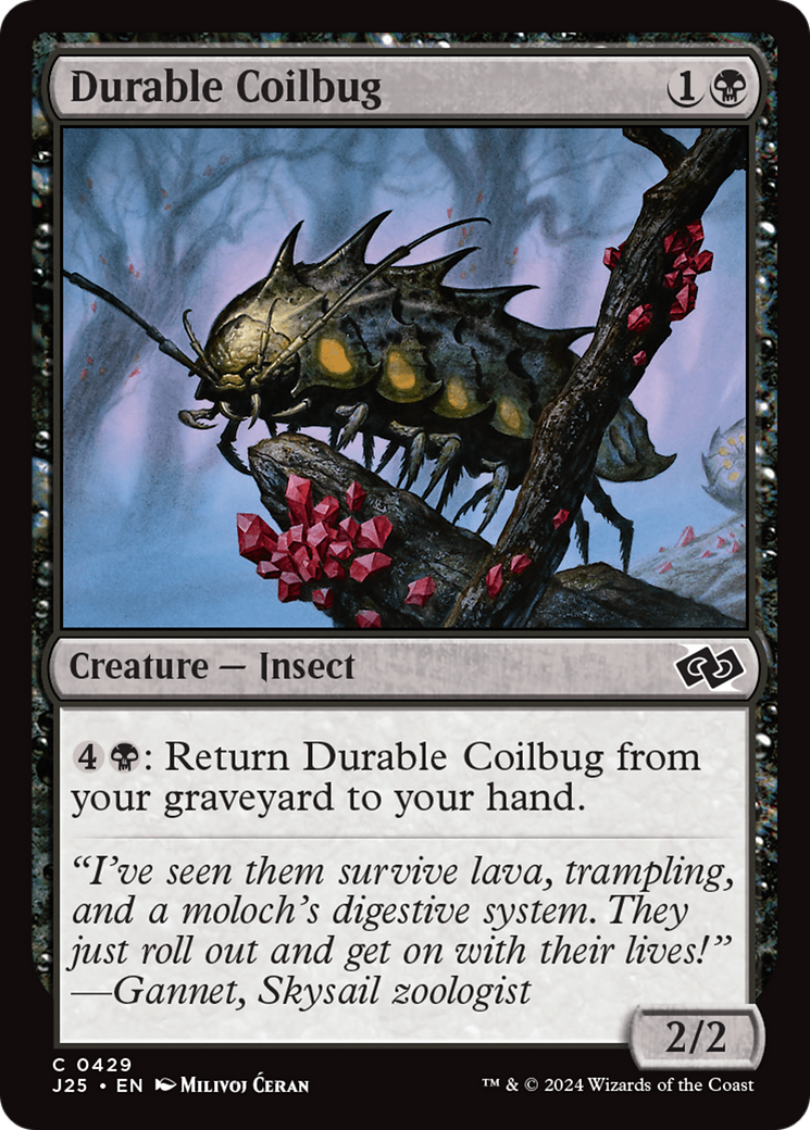 Durable Coilbug [Foundations Jumpstart] | Card Citadel