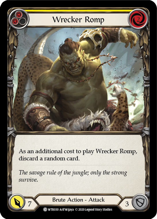 Wrecker Romp (Yellow) [U-WTR030] (Welcome to Rathe Unlimited)  Unlimited Normal | Card Citadel