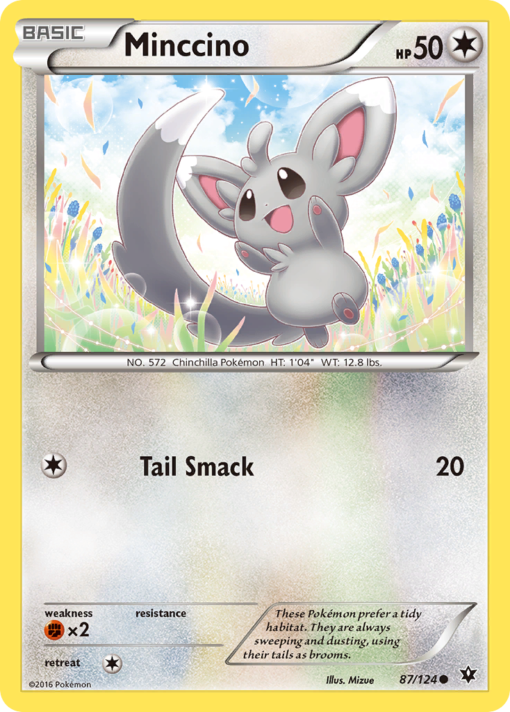 Minccino (87/124) [XY: Fates Collide] | Card Citadel