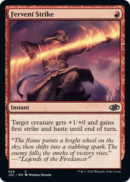 Fervent Strike [Jumpstart 2022] | Card Citadel