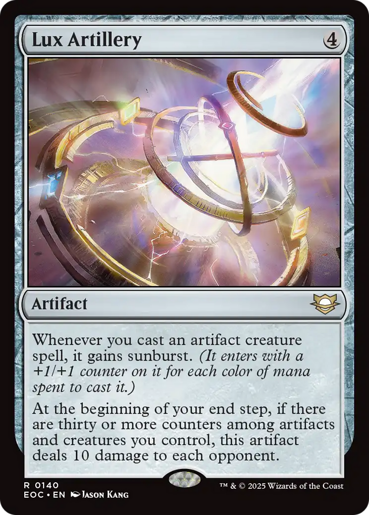 Lux Artillery [Edge of Eternities Commander] | Card Citadel