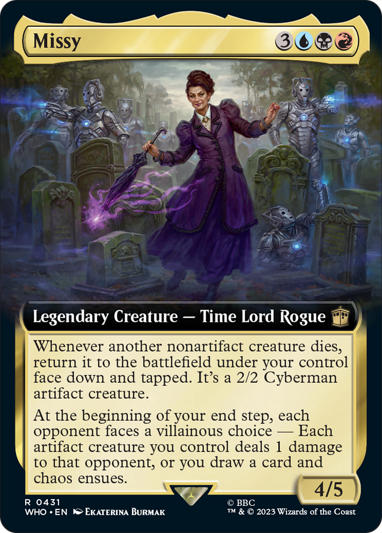 Missy (Extended Art) [Doctor Who] | Card Citadel