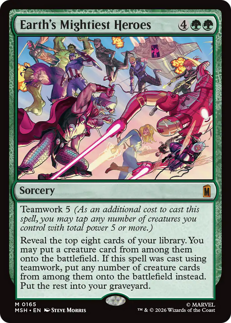 Earth's Mightiest Heroes [Marvel Super Heroes] | Card Citadel
