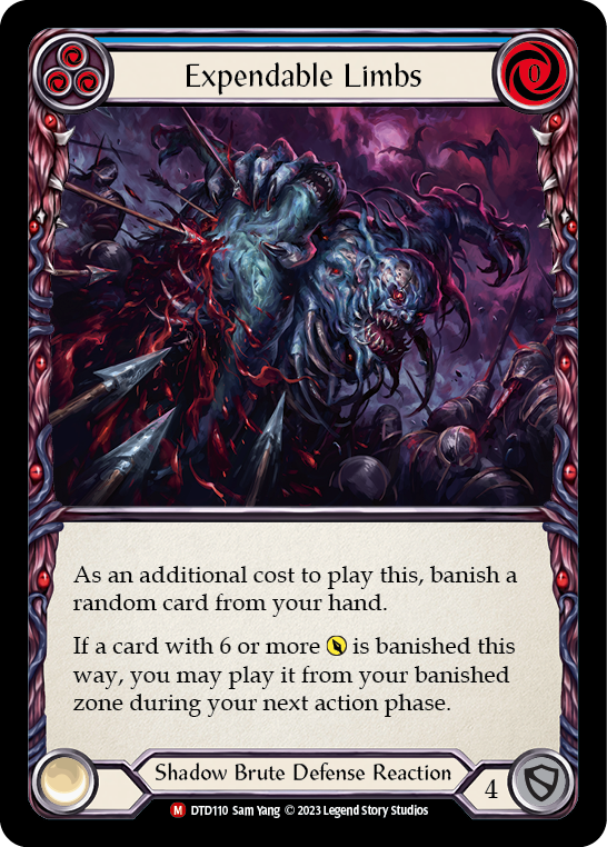 Expendable Limbs [DTD110] (Dusk Till Dawn) | Card Citadel