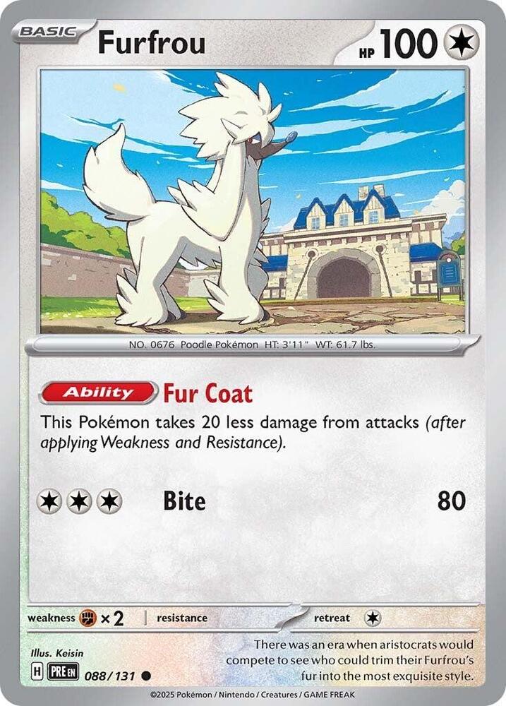 Furfrou (088/131) [Scarlet & Violet: Prismatic Evolutions] | Card Citadel