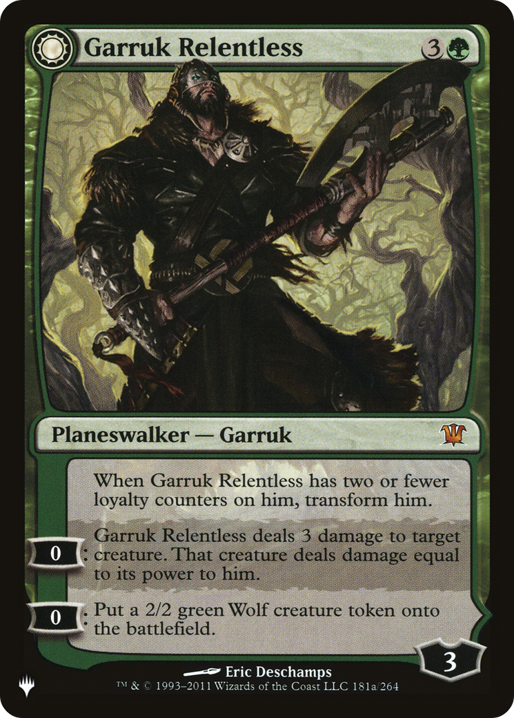 Garruk Relentless // Garruk, the Veil-Cursed [Secret Lair: From Cute to Brute] | Card Citadel