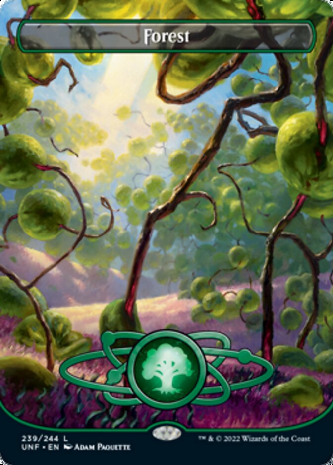 Forest (239) (Planetary Space-ic Land) [Unfinity] | Card Citadel