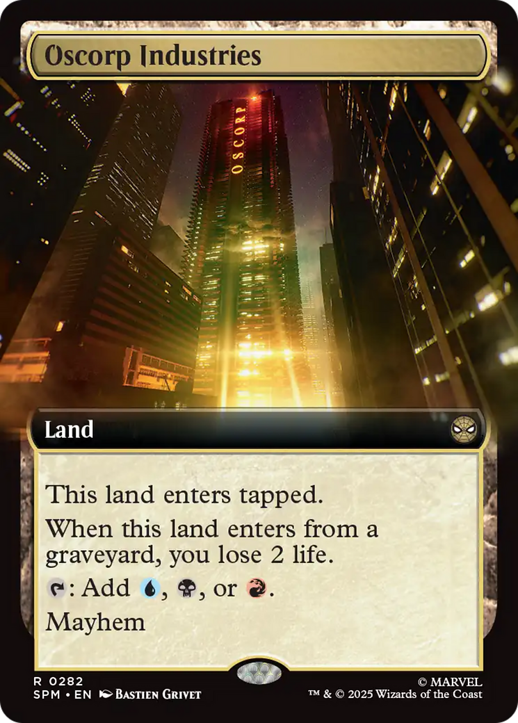 Oscorp Industries (Extended Art) [Marvel's Spider-Man] | Card Citadel