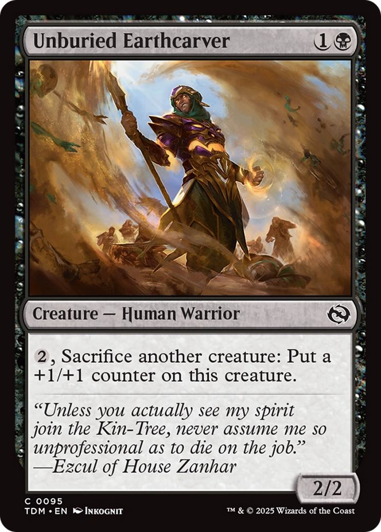 Unburied Earthcarver [Tarkir: Dragonstorm] | Card Citadel